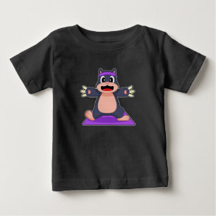T-shirt Pour Bébé Mole Yoga Fitness Gymnastique