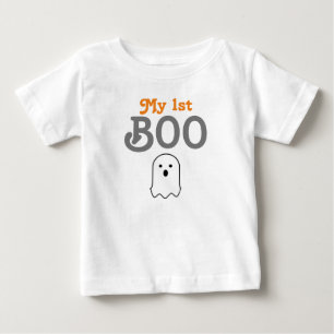 T-shirt Pour Bébé Mon 1er fantôme d'Halloween Boo
