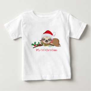 T-shirt Pour Bébé Mon 1er Noël
