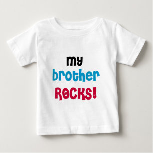 T-shirt Pour Bébé Mon frère déchire