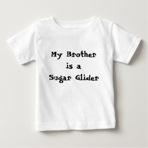 T-shirt Pour Bébé Mon frère est un planeur de sucre