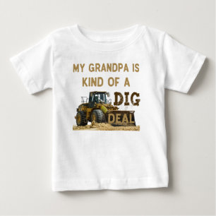 T-shirt Pour Bébé Mon grand-père est une sorte d'accord DIG