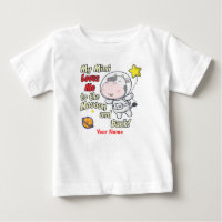 Mon Mimi m'aime l'astronaute de vache