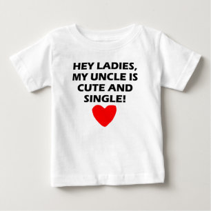 T-shirt Pour Bébé Mon oncle Is Cute et choisissent