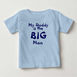 T-shirt Pour Bébé Mon papa, c'est le grand homme