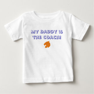 T-shirt Pour Bébé Mon papa est l'entraîneur !