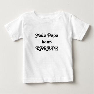 T-shirt Pour Bébé Mon papa kannKARATE