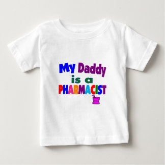 T-shirt Pour Bébé "Mon père est pharmacien" cadeaux pour enfants