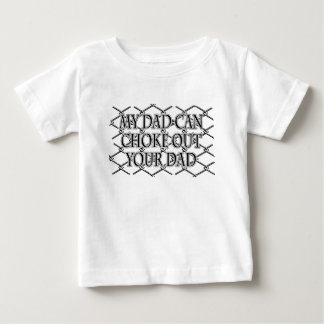 T-shirt Pour Bébé Mon Père Peut Étouffer Ton Père ! Conception mixed