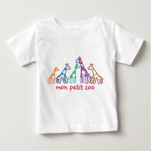 T-shirt Pour Bébé mon petit zoo