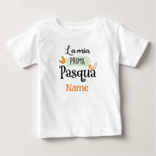 T-shirt Pour Bébé Mon premier Pâques - La Mia Prima Pasqua
