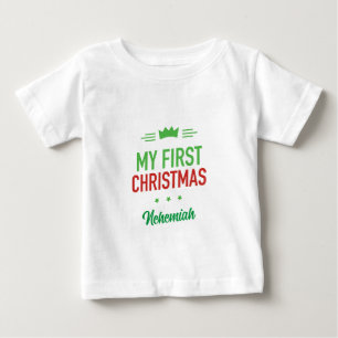 T-shirt Pour Bébé Mon premier t-shirt de bébé de Noël