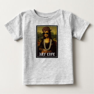 T-shirt Pour Bébé Mona Lisa Thug Life Art Life