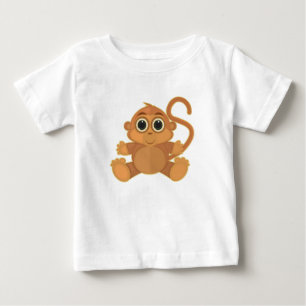 T-shirt Pour Bébé Monkey
