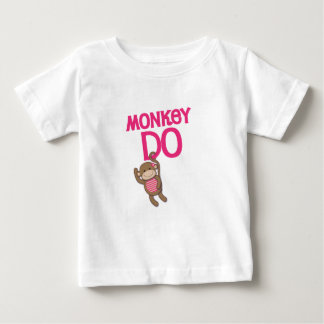 T-shirt Pour Bébé Monkey Do Shirt