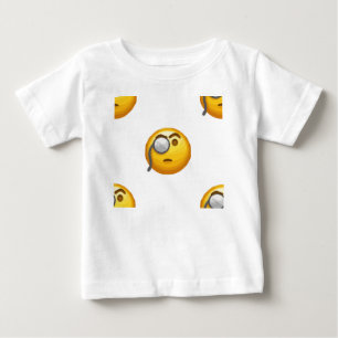 T-shirt Pour Bébé monocle émoji