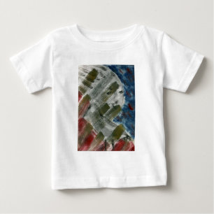 T-shirt Pour Bébé Monoprint Femme et Corbeau (Corneille)