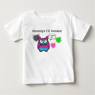 T-shirt Pour Bébé monstre de maman l'il
