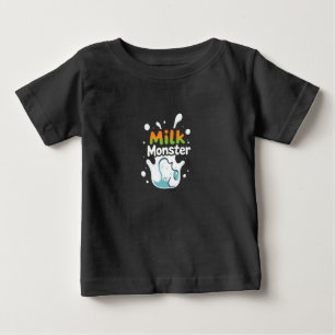 T-shirt Pour Bébé Monstre Lait - T-shirt bébé adorable