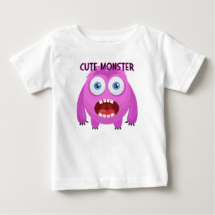 T-shirt Pour Bébé Monstre mignon