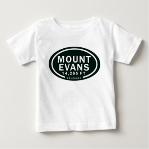 T-shirt Pour Bébé Mont Evans 24 000 M Colorado Rocky Mountain