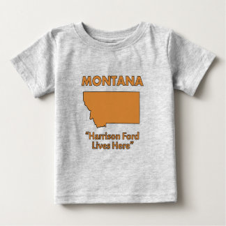 T-shirt Pour Bébé Montana - Harrison Ford vit ici