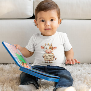 T-shirt Pour Bébé Moo-Moo I'm One !