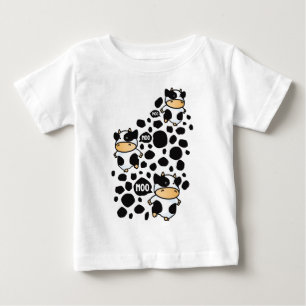 T-SHIRT POUR BÉBÉ MOO_MOO_MOO