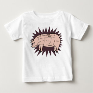 T-shirt Pour Bébé Morceaux de porc