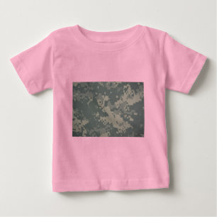 T-shirt Pour Bébé Motif Acu Camouflage Troupe Art Numérique Paix