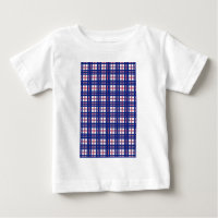 Motif Mod Plaid Rouge Blanc Bleu