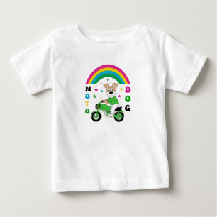 T-shirt Pour Bébé Moto Dog