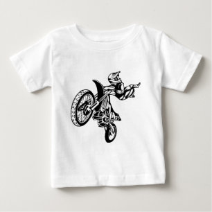 T-shirt Pour Bébé Motocross de moto de motard