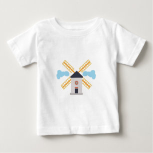 T-shirt Pour Bébé Moulin à vent