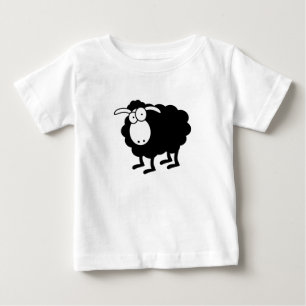 T-shirt Pour Bébé Mouton noir