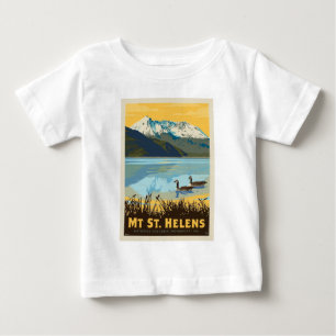 T-shirt Pour Bébé Mt St. Helens Washington