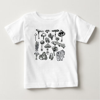 T-shirt Pour Bébé Mushrooms