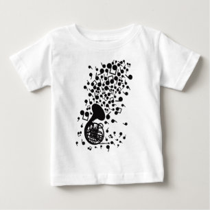 T-shirt Pour Bébé Musique