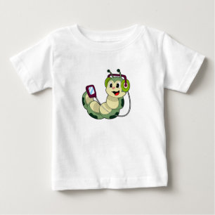 T-shirt Pour Bébé Musique casque Caterpillar
