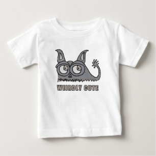 T-shirt Pour Bébé Mutant de chat mou cosmique
