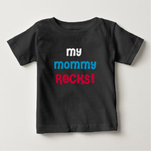 T-shirt Pour Bébé My Maman Rocks