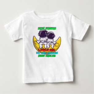 T-shirt Pour Bébé My Mimi Loves Me to the Moon and Back Astronaut