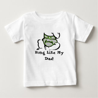 T-shirt Pour Bébé Nappy, Accroché Comme Mon Père !