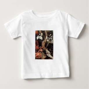 T-SHIRT POUR BÉBÉ NATIVITÉ AVEC DES LILLES BLANCHES - MAGIE DE NOËL
