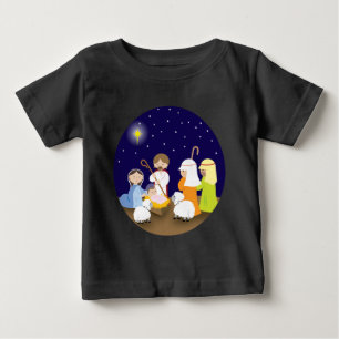 T-shirt Pour Bébé Nativité du Seigneur