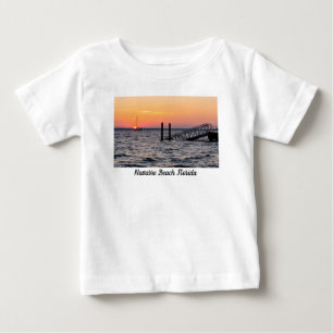 T-shirt Pour Bébé Navarre Floride Père Noël Rosa Sunrise Baby Toddle