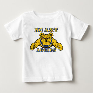 T-shirt Pour Bébé NC A&T Agences Aggie Bulldog