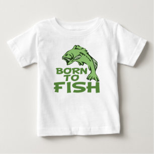 T-shirt Pour Bébé Né à Fish for Bass