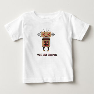 T-shirt Pour Bébé Ne calcule Pas Les Chemises Robot