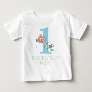 T-shirt Pour Bébé Nemo et éjaculation personnalisés 1er anniversai